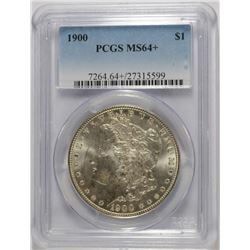 1900 MORGAN DOLLAR PCGS MS-64+