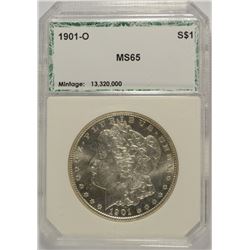 1901-O MORGAN DOLLAR PCI MS-65