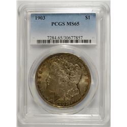 1903 MORGAN DOLLAR PCGS MS-65 NICE ORIGINAL TONE