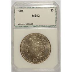 1904 MORGAN DOLLAR PCI MS-62