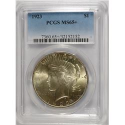 1923 PEACE DOLLAR PCGS MS-65+