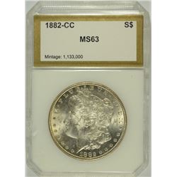 1882-CC MORGAN DOLLAR PCI MS63