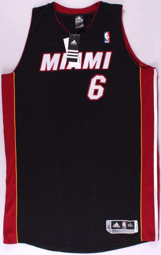 lebron james miami heat jersey authentic