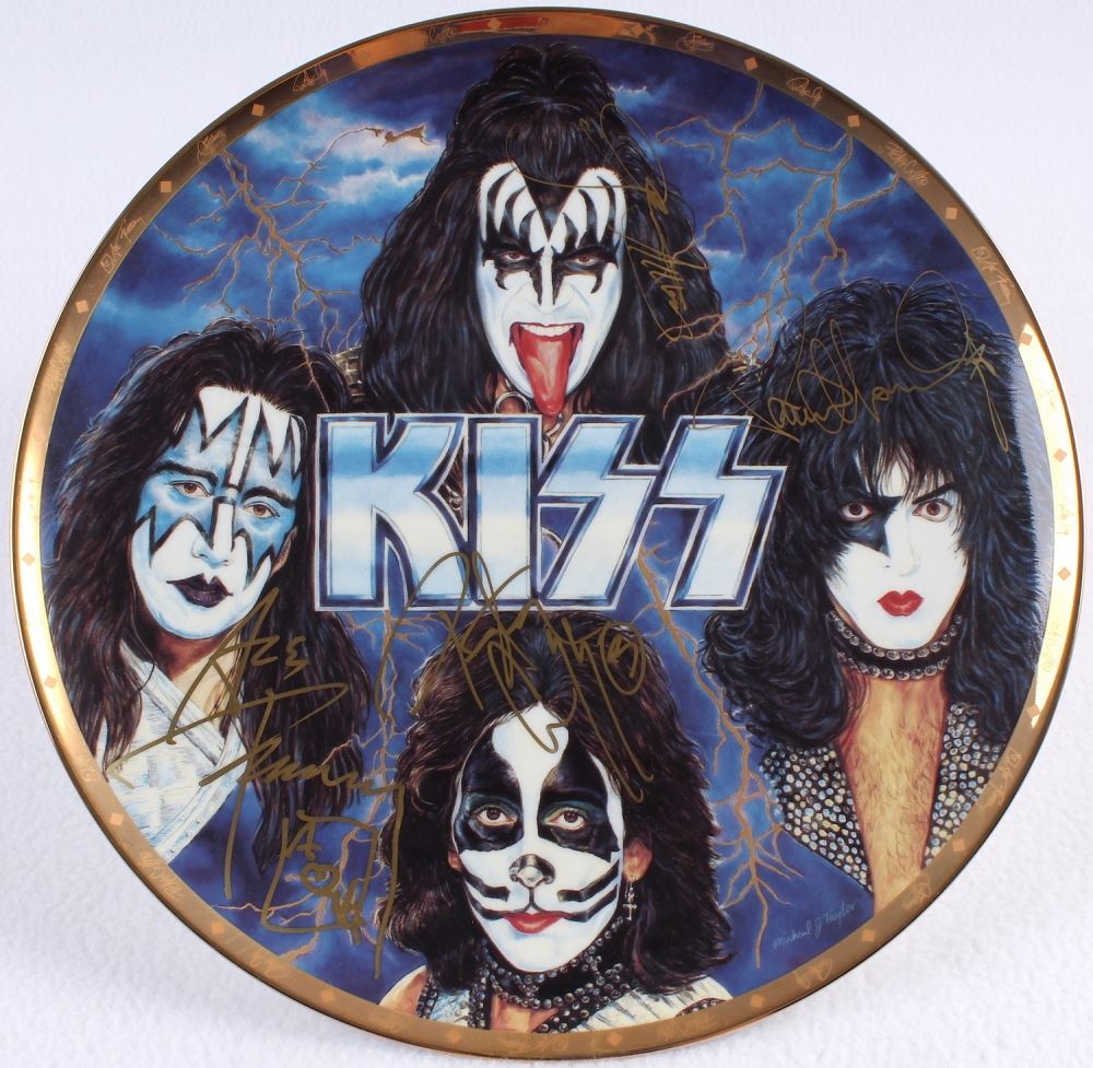 KISS Artist Proof 10" Gartlan Collector Plate Signed by all (4) with