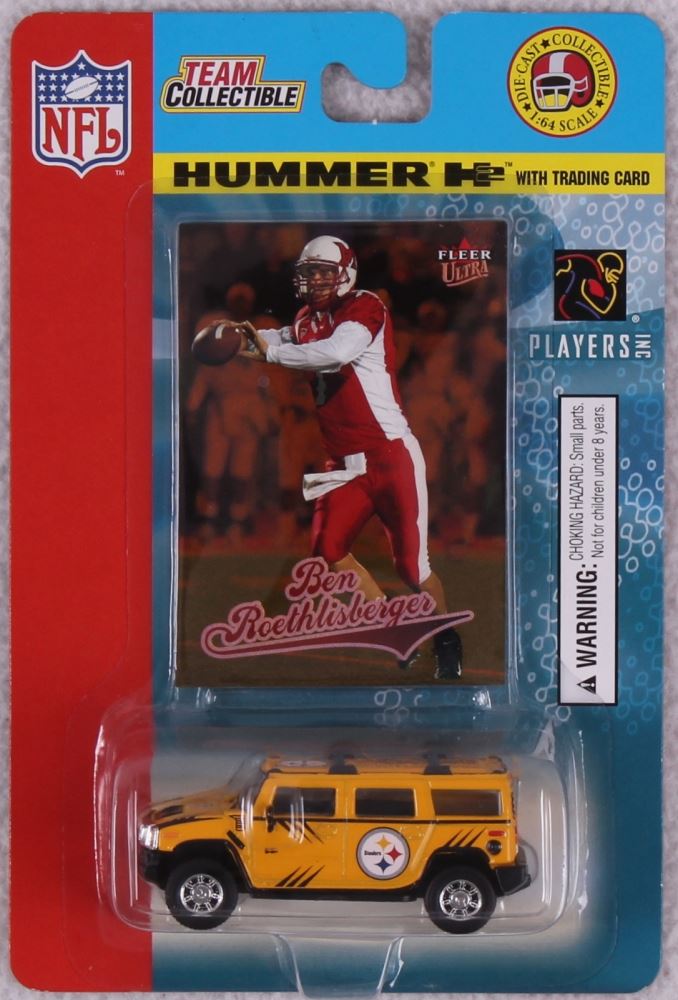 Ben Roethlisberger 2004 Fleer Ultra #213 Football Card with Hummer H2 ...