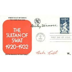Mickey Vernon Signed FDC Envelope (JSA COA)