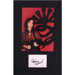 Patty Hearst Signed Dodgers 11" x 17" Custom Matted Photo Display (JSA COA)