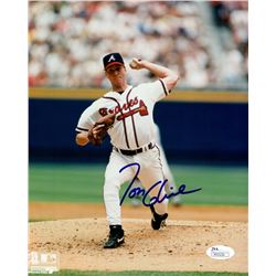 Tom Glavine Signed Braves 8x10 Photo (JSA COA)