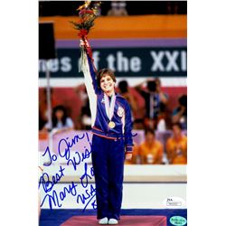 Mary Lou Retton Signed USA 8x10 Photo Inscribed "Best Wishes" (JSA COA)