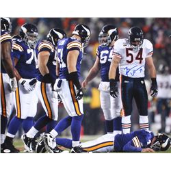 Brian Urlacher Signed Bears 16x20 Photo (Schwartz COA)