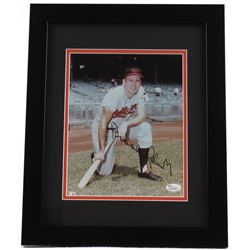 Brooks Robinson Signed Orioles 13x16 Custom Framed Photo Display (JSA COA)