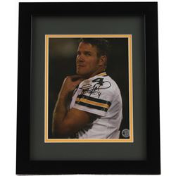 Brett Favre Signed Packers 13x16 Custom Framed Photo Display (Favre COA)