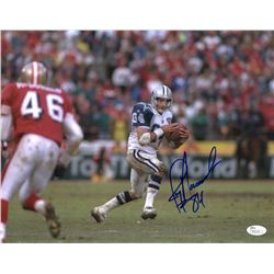 Jay Novacek Signed Cowboys 11x14 Photo (JSA COA)