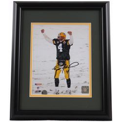 Brett Favre Signed Packers 13x16 Custom Framed Photo Display (Favre COA)