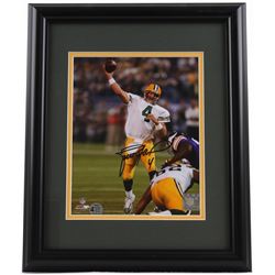 Brett Favre Signed Packers 13x16 Custom Framed Photo Display (Favre COA)