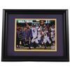 Image 1 : Brett Favre Signed Packers 13x16 Custom Framed Photo Display Inscribed "500 TDS" & "70,000 Yards" (F