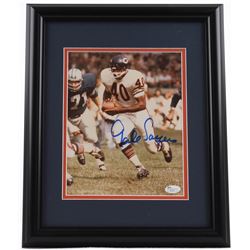 Gale Sayers Signed Bears 13x16 Custom Framed Photo Display (JSA COA)