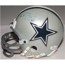 Mel Renfro Signed Cowboys Mini-Helmet Inscribed "HOF 96" (JSA COA)