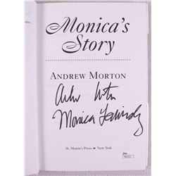 Andrew Morton & Monica Lewinksy Signed "Monica's Story" Hardcover Book (JSA COA)