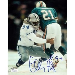 Charles Haley Signed Cowboys 8x10 Photo (JSA COA)