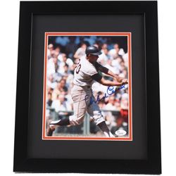 Orlando Cepeda Signed Giants 13x16 Custom Framed Photo Display (JSA COA)