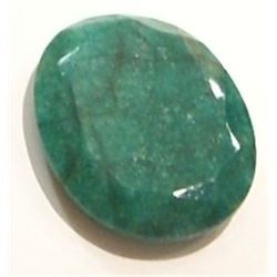 61.20 *RARE HUGE* CARAT EMERALD GEMSTONE *BEAUTIFUL OVAL CUT & FACETED* GEM!! GEMSTONE CAME OUT OF E