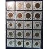 Image 1 : 71. (20) World Coins in a Plastic Page identified with KM No., Metal size, & etc. All different. Inc