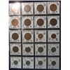 Image 1 : 78. (20) Great Britain Coins in a Plastic Page identified with KM No., Metal size, & etc. All differ