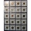 Image 1 : 84. (20) World Coins in a Plastic Page identified with KM No., Metal size, & etc. All different. Inc