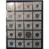 Image 1 : 87. (20) World Coins in a Plastic Page identified with KM No., Metal size, & etc. All different. Inc