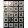 Image 2 : 87. (20) World Coins in a Plastic Page identified with KM No., Metal size, & etc. All different. Inc