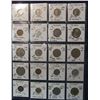 Image 1 : 90. (20) World Coins in a Plastic Page identified with KM No., Metal size, & etc. All different. Inc