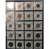 Image 1 : 92. (20) World Coins in a Plastic Page identified with KM No., Metal size, & etc. All different. Inc