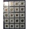 Image 1 : 93. (20) World Coins in a Plastic Page identified with KM No., Metal size, & etc. All different. Inc
