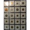 Image 2 : 109. (20) World Coins in a Plastic Page identified with KM No., Metal size, & etc. All different. In