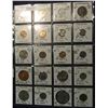 Image 1 : 118. (20) World Coins in a Plastic Page identified with KM No., Metal size, & etc. All different. In