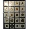 Image 2 : 118. (20) World Coins in a Plastic Page identified with KM No., Metal size, & etc. All different. In