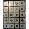 Image 2 : 120. (20) World Coins in a Plastic Page identified with KM No., Metal size, & etc. All different. In