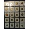 Image 2 : 122. (20) World Coins in a Plastic Page identified with KM No., Metal size, & etc. All different. In