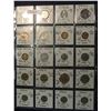 Image 1 : 123. (20) World Coins in a Plastic Page identified with KM No., Metal size, & etc. All different. In