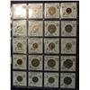 Image 1 : 124. (20) World Coins in a Plastic Page identified with KM No., Metal size, & etc. All different. In
