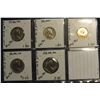 Image 2 : 127. Bahamas Minor Type Set. 1c, 5c, 10c, 15c, & 25c Gem BU. KM $9.60.