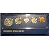 Image 2 : 152. 1966 U.S. Special Mint Set with superb condition 40% Silver Kennedy Half Dollar.