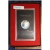 Image 1 : 198. 1972 S Proof Eisenhower Silver Dollar in original box of issue. Cloudy toning.