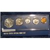 Image 2 : 211. 1966 U.S. Special Mint Set with superb condition 40% Silver Kennedy Half Dollar.