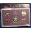 Image 2 : 227. 1984 S U.S. Proof Set. Superb frosted Specimens in original box.