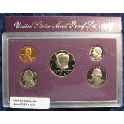230. 1989 S U.S. Proof Set. Superb frosted Specimens in original box.