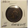 Image 2 : 305. 1881 H Canada Large Cent. VF-20.