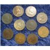 Image 2 : 327. Lot: Canada Edward VII Large Cents 1902, (2) 1904, (3) 1905, 1906, 1908, & (2) 1909 grading VG-