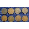 Image 1 : 328. Lot: Canada George V Large Cents 1911, (4) 1913, 1917, 1919, & 1920 grading VG-VF. Most with pr